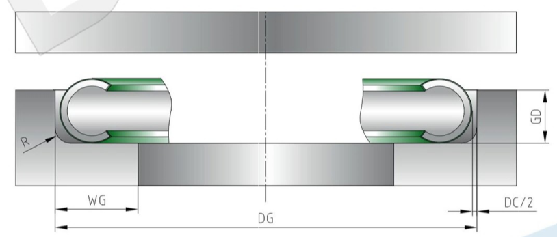金屬C型圈內(nèi)開口